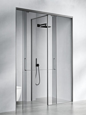 T Shape Shower room ,Tempered Glass ,Aluminium ,Sliding Shower Screen