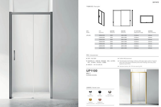 Aluminum , Sliding Door Available In Shower Door,bathroom shower room
